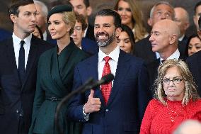 Trump and Vance Swearing-In At Capitol - USA