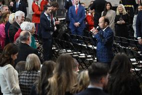 Trump and Vance Swearing-In Ceremony - USA