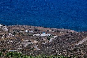 Daily Life On Santorini Island