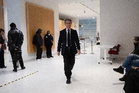 Nicolas Sarkozy trial for illegal campaign financing from Lybia - Paris