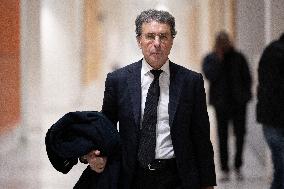 Nicolas Sarkozy trial for illegal campaign financing from Lybia - Paris