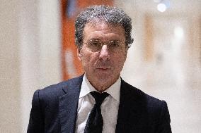Nicolas Sarkozy trial for illegal campaign financing from Lybia - Paris