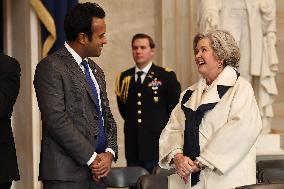 Guest Attending Trump and Vance Swearing-In At Capitol - DC