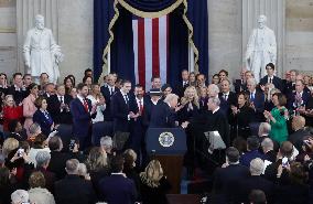 General Views At Trump Inauguration Ceremony - USA