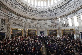 General Views At Trump Inauguration Ceremony - USA