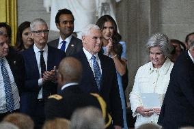 Trump and Vance Swearing-In Ceremony - USA