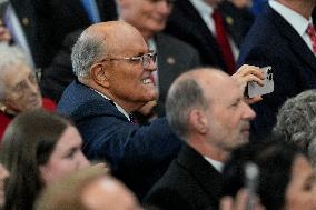 Trump and Vance Swearing-In Ceremony - USA