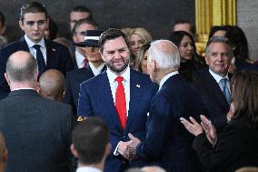 Trump and Vance Swearing-In Ceremony - USA