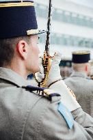 President Macron Presents Wishes To French Armies - France