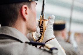 President Macron Presents Wishes To French Armies - France