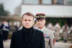 President Macron Presents Wishes To French Armies - France