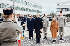 President Macron Presents Wishes To French Armies - France