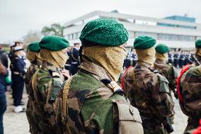 President Macron Presents Wishes To French Armies - France