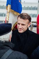 President Macron Presents Wishes To French Armies - France