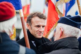 President Macron Presents Wishes To French Armies - France