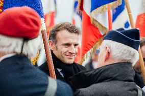 President Macron Presents Wishes To French Armies - France