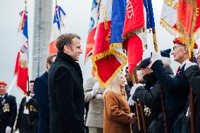 President Macron Presents Wishes To French Armies - France