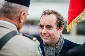 President Macron Presents Wishes To French Armies - France