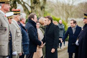 President Macron Presents Wishes To French Armies - France