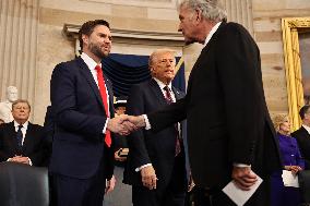 Trump and Vance Swearing-In at the US Capitol - DC