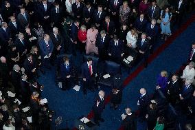 Trump and Vance Swearing-In at the US Capitol - DC