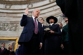 Trump and Vance Swearing-In at the US Capitol - DC