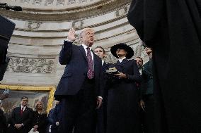 Trump and Vance Swearing-In at the US Capitol - DC