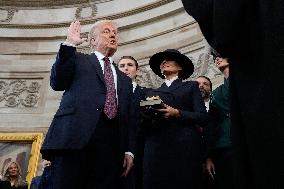 Trump and Vance Swearing-In at the US Capitol - DC