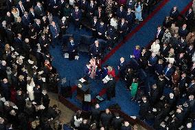 Trump and Vance Swearing-In at the US Capitol - DC