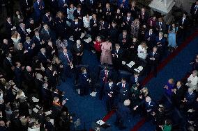 Trump and Vance Swearing-In at the US Capitol - DC