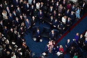 Trump and Vance Swearing-In at the US Capitol - DC