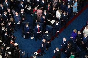 Trump and Vance Swearing-In at the US Capitol - DC