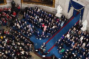 Trump and Vance Swearing-In at the US Capitol - DC