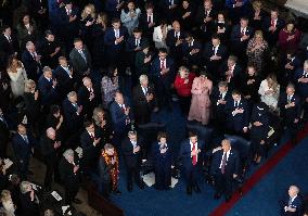 Trump and Vance Swearing-In at the US Capitol - DC