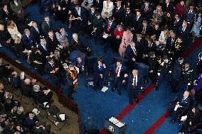 Trump and Vance Swearing-In at the US Capitol - DC