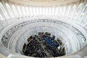Trump and Vance Swearing-In at the US Capitol - DC