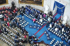 Trump and Vance Swearing-In at the US Capitol - DC