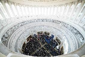 Trump and Vance Swearing-In at the US Capitol - DC