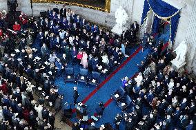 Trump and Vance Swearing-In at the US Capitol - DC