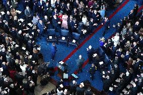 Trump and Vance Swearing-In at the US Capitol - DC