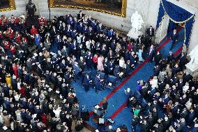 Trump and Vance Swearing-In at the US Capitol - DC