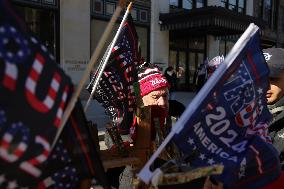 Trump Supporters Fill DC Streets