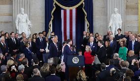 Trump and Vance Swearing-In Ceremony - DC
