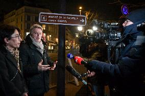 Fabien Roussel meets Interior Minister Bruno Retailleau in Paris FA