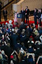 President Trump And VP JD Vance Speeches At Emancipation Hall - USA