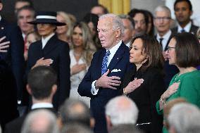 Christopher Macchio Performs National Anthem At Trump Inauguration - DC