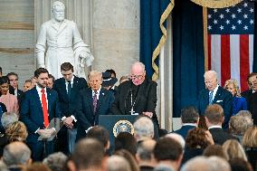 President Trump And VP JD Vance At Presidential Inauguration - USA