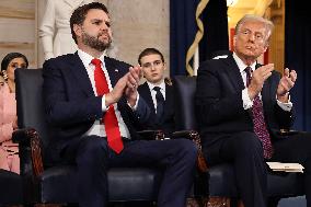 President Trump And VP JD Vance At Presidential Inauguration - USA