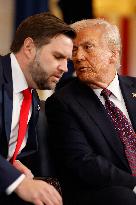 President Trump And VP JD Vance At Presidential Inauguration - USA