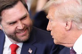 President Trump And VP JD Vance At Presidential Inauguration - USA